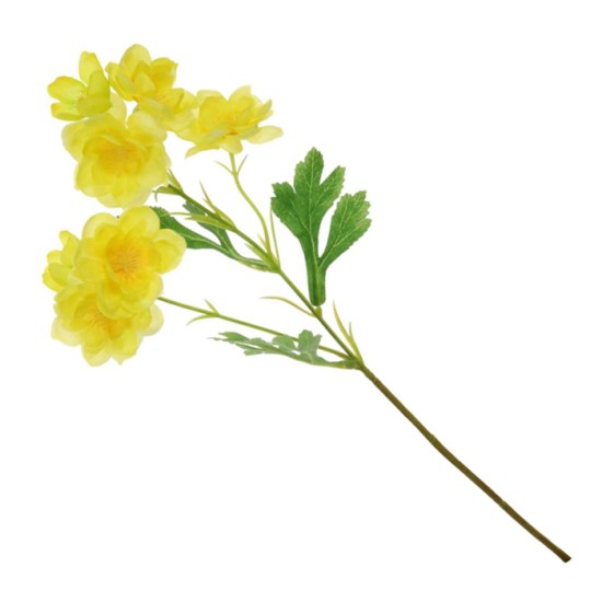 Artificial Cranesbill Yellow 47cm Artificial Flowers
